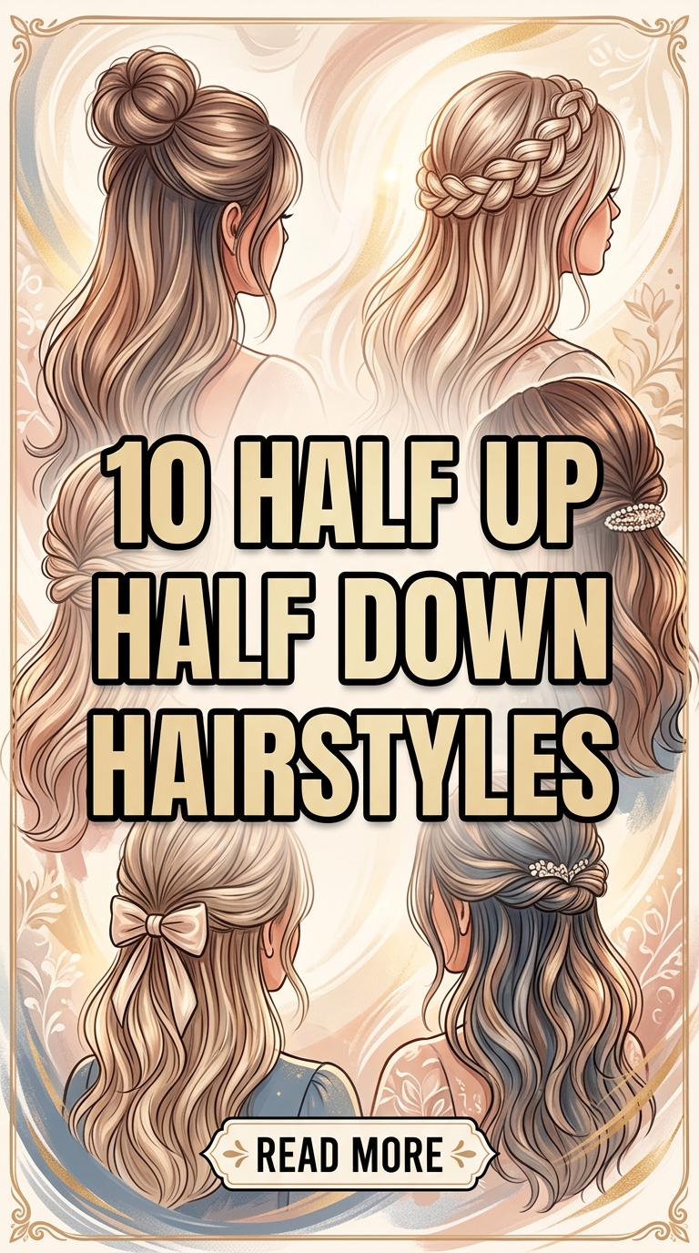 10 Half Up Half Down Hairstyle Ideas For Every Occasion