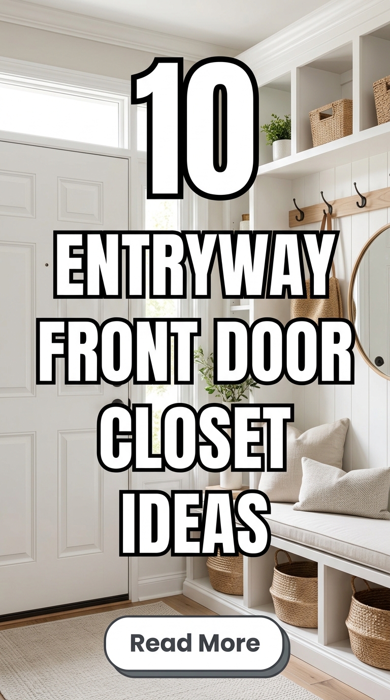 10 Entryway Front Door Closet Ideas to Maximize Style and Storage